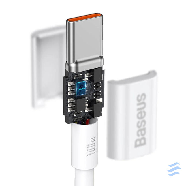 Baseus Superior Series Cable USB C to USB C 100W 2m (white) USB C to USB C