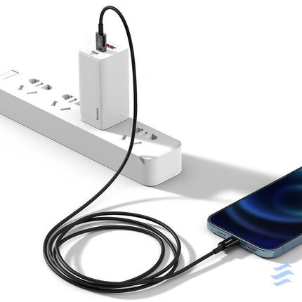 Baseus Superior Series Cable USB C to iP 20W PD 1m (black) USB C to Lightning