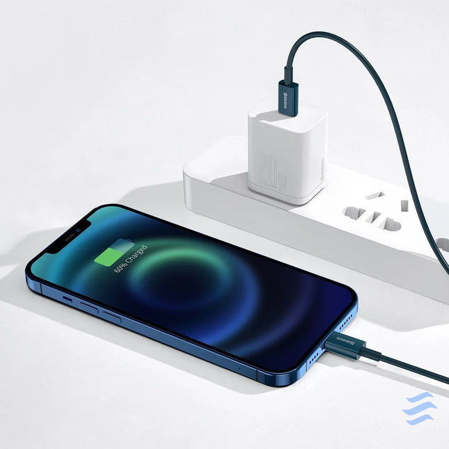 Baseus Superior Series Cable USB C to iP 20W PD 1m (blue) USB C to Lightning