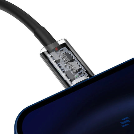 Baseus Superior Series Cable USB C to iP 20W PD 2m (black) USB C to Lightning