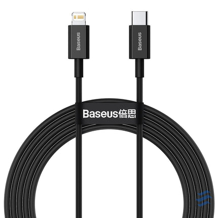 Baseus Superior Series Cable USB C to iP 20W PD 2m (black) USB C to Lightning
