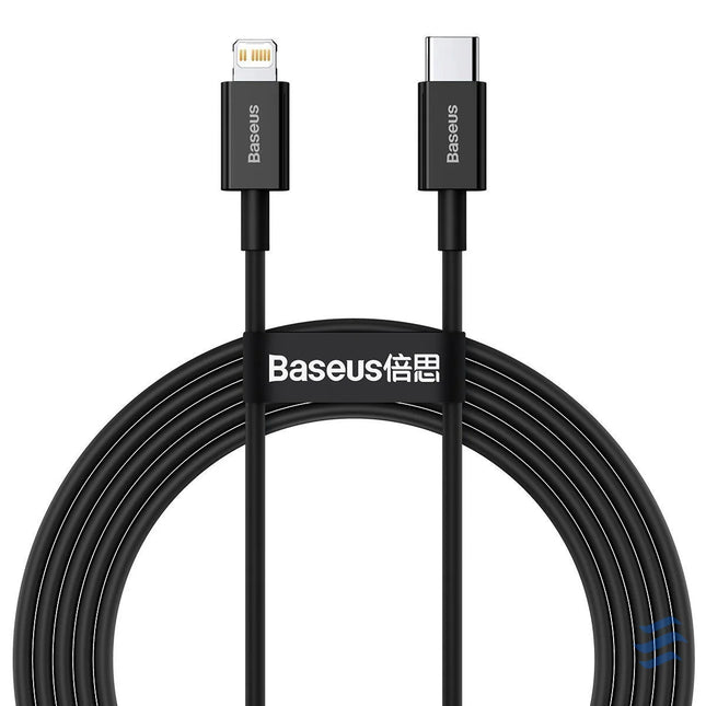 Baseus Superior Series Cable USB C to iP 20W PD 2m (black) USB C to Lightning