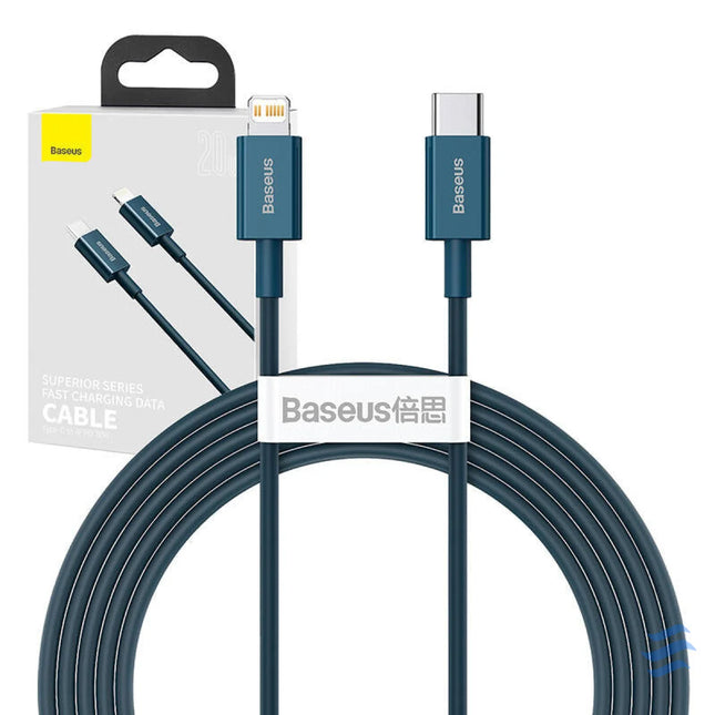 Baseus Superior Series Cable USB C to iP 20W PD 2m (blue) USB C to Lightning