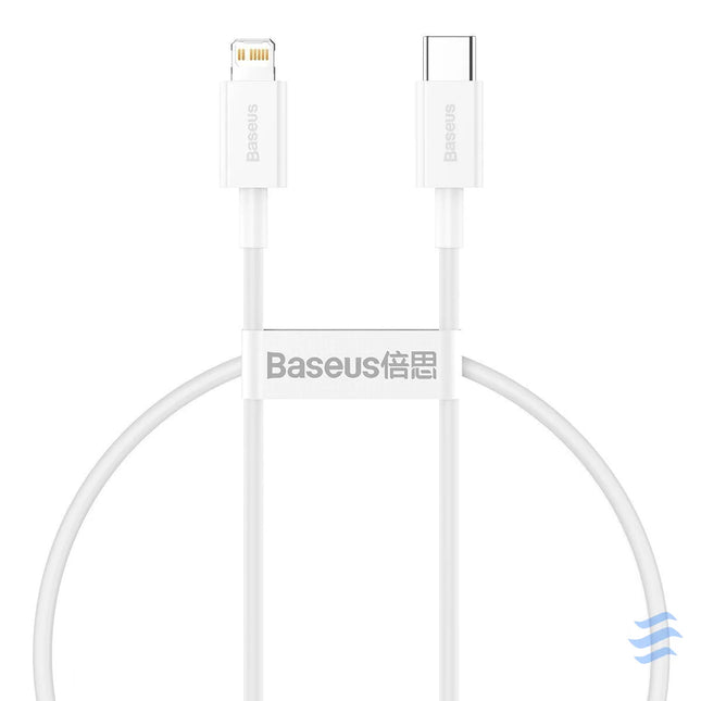 Baseus Superior Series Cable USB C to Lightning 20W PD 0,25m (white) USB C to Lightning