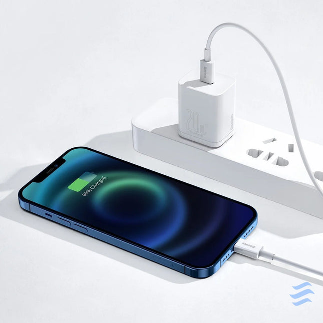 Baseus Superior Series Cable USB C to Lightning 20W PD 1m (white) USB C to Lightning