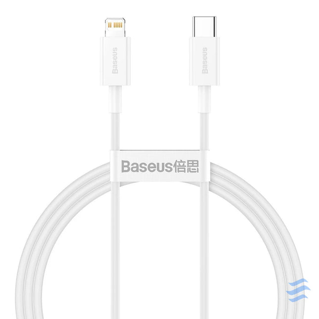 Baseus Superior Series Cable USB C to Lightning 20W PD 1m (white) USB C to Lightning