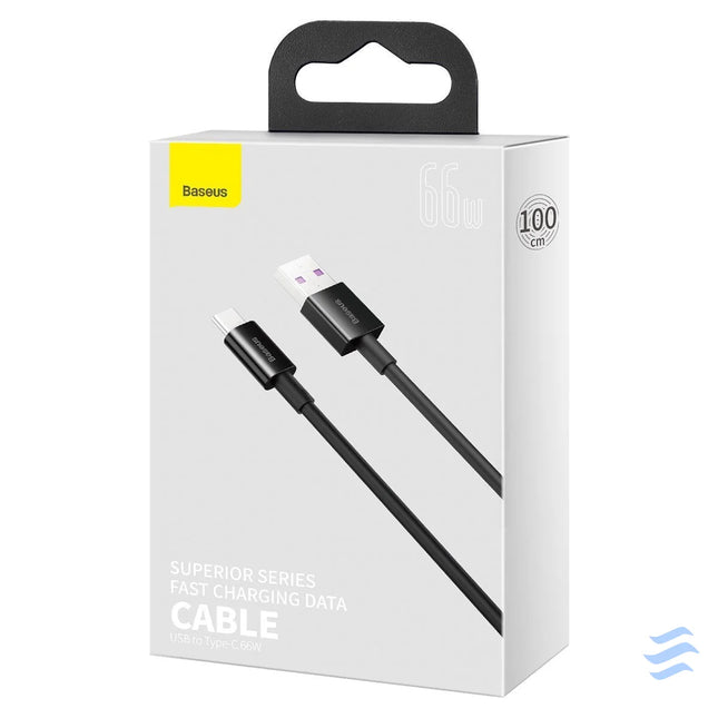 Baseus Superior Series Cable USB to USB C 66W 1m (black) USB to USB C