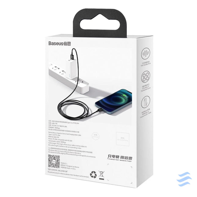 Baseus Superior Series Cable USB to iP 2.4A 1m (black) USB to Lightning