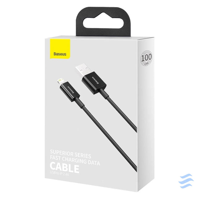 Baseus Superior Series Cable USB to iP 2.4A 1m (black) USB to Lightning