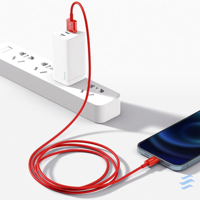 Baseus Superior Series Cable USB to iP 2.4A 1m (red) USB to Lightning