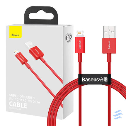 Baseus Superior Series Cable USB to iP 2.4A 1m (red) USB to Lightning