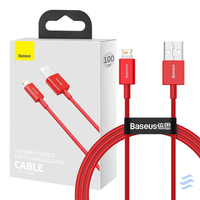 Baseus Superior Series Cable USB to iP 2.4A 1m (red) USB to Lightning