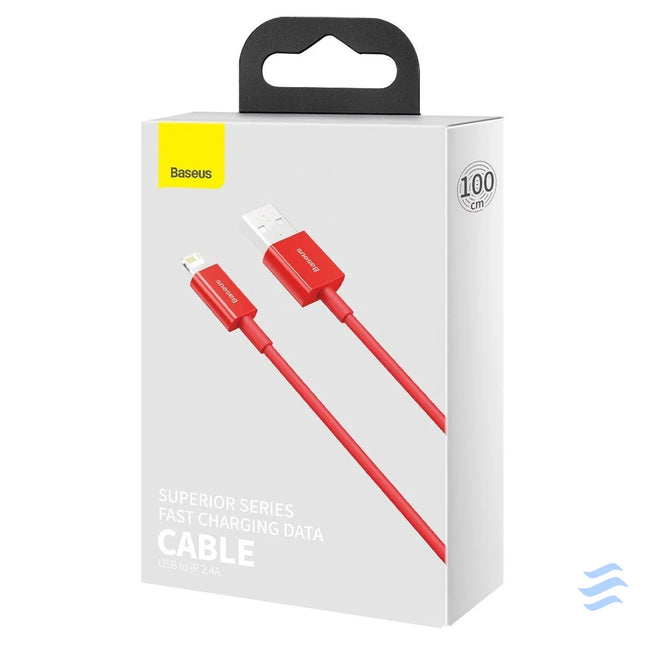 Baseus Superior Series Cable USB to iP 2.4A 1m (red) USB to Lightning