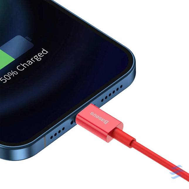 Baseus Superior Series Cable USB to iP 2.4A 1m (red) USB to Lightning