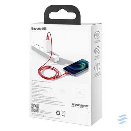Baseus Superior Series Cable USB to iP 2.4A 1m (red) USB to Lightning