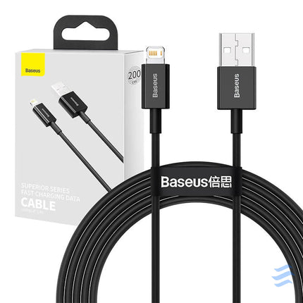 Baseus Superior Series Cable USB to iP 2.4A 2m (black) USB to Lightning