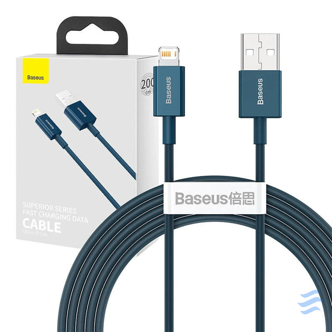 Baseus Superior Series Cable USB to iP 2.4A 2m (blue) USB to Lightning
