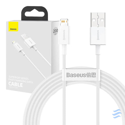 Baseus Superior Series Cable USB to iP 2.4A 2m (white) USB to Lightning