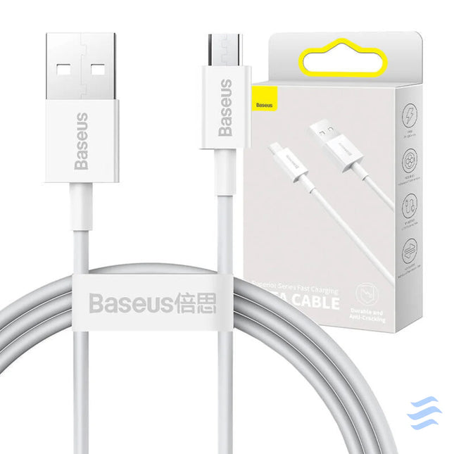 Baseus Superior Series Cable USB to micro USB 2A 1m (white) USB to Micro USB