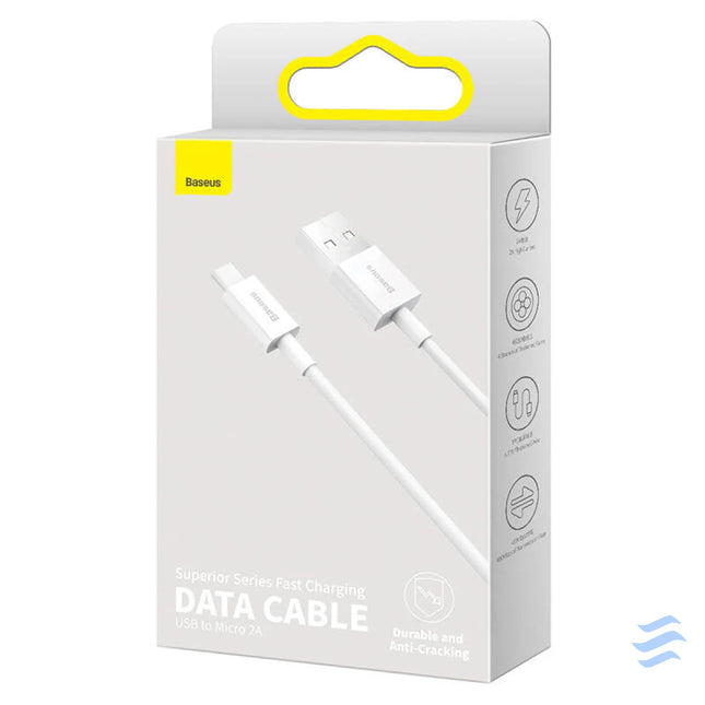 Baseus Superior Series Cable USB to micro USB 2A 1m (white) USB to Micro USB