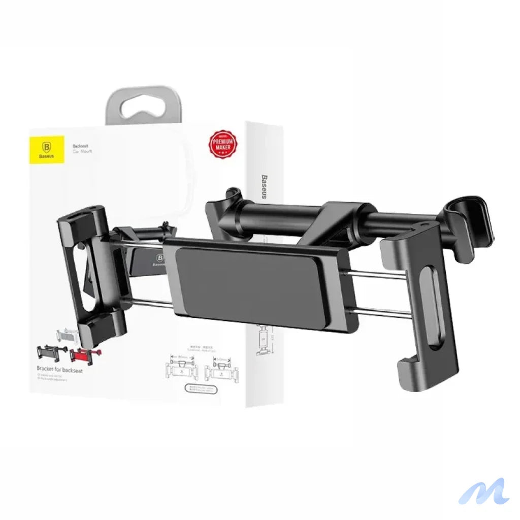 Baseus tablet holder for car headrest (black)