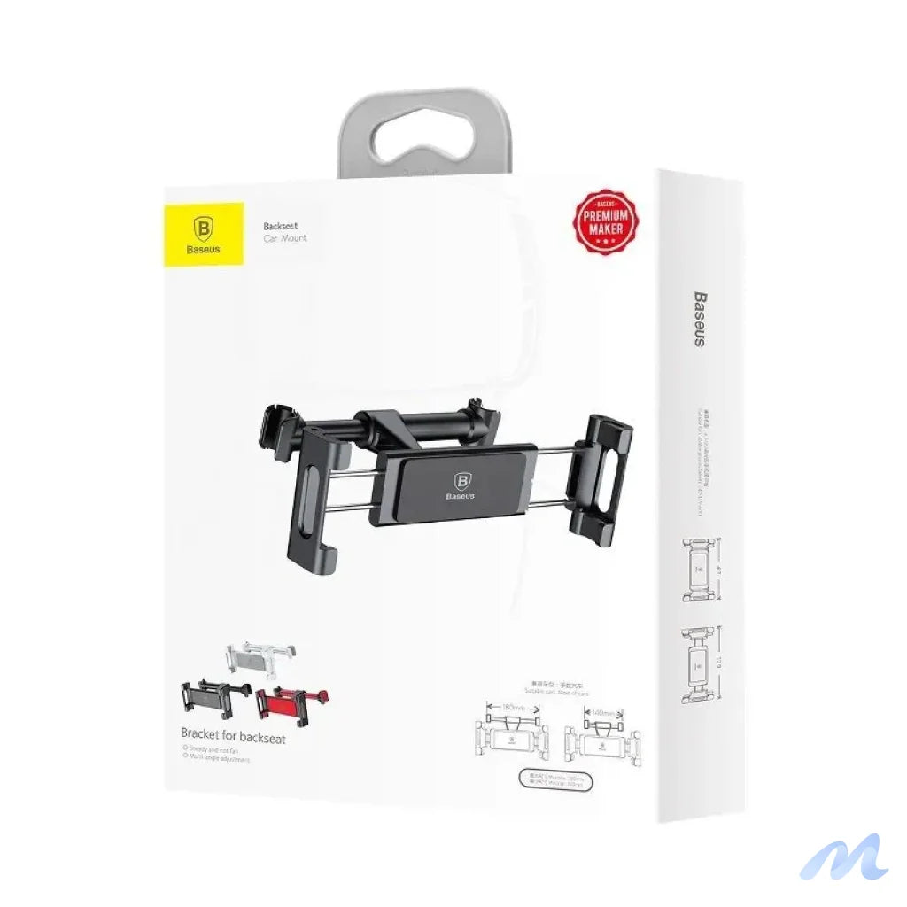 Baseus tablet holder for car headrest (black)