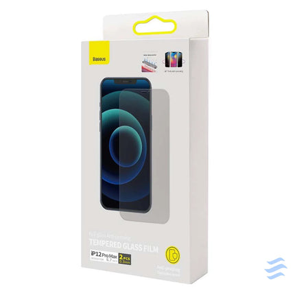 Baseus Tempered Glass 0.3mm (6.7inch) for iPhone 12 Pro Max (2pcs) For smartphones