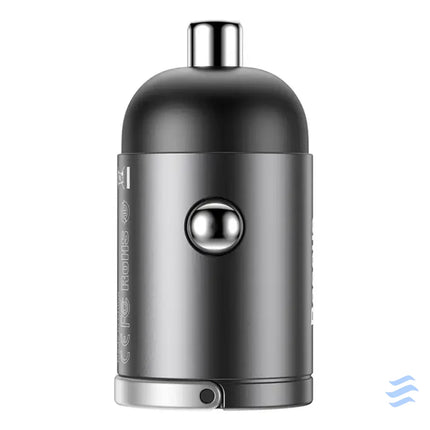 Baseus Tiny Star Mini Quick Charge Car Charger USB Port 30W Grey Car chargers