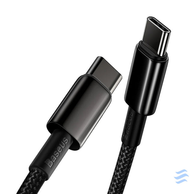 Baseus Tungsten Gold Cable Type C to Type C 100W 1m (black) USB C to USB C