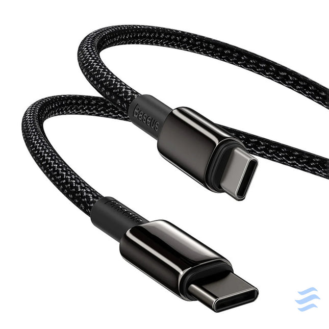 Baseus Tungsten Gold Cable Type C to Type C 100W 1m (black) USB C to USB C
