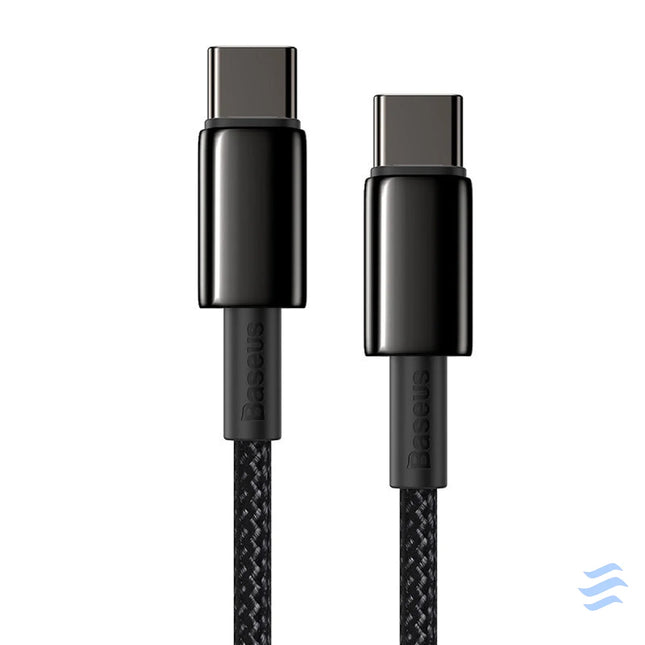 Baseus Tungsten Gold Cable Type C to Type C 100W 2m (black) USB C to USB C