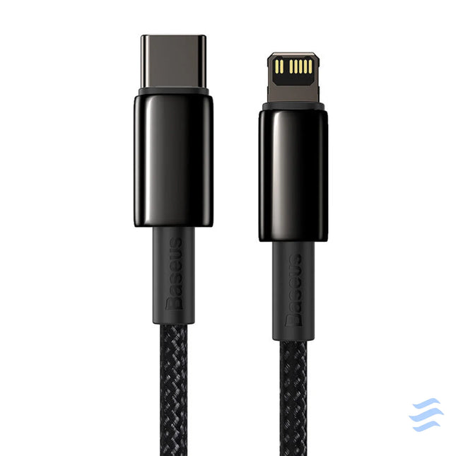 Baseus Tungsten Gold Cable Type C to iP PD 20W 1m (black) USB C to Lightning