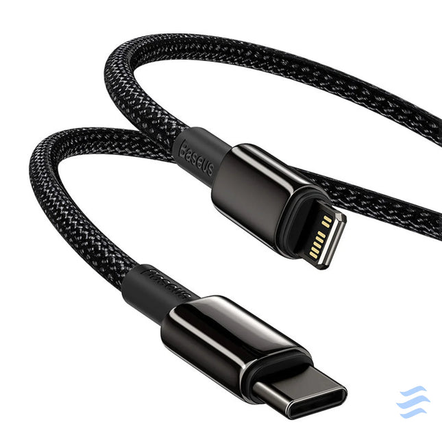 Baseus Tungsten Gold Cable Type C to iP PD 20W 1m (black) USB C to Lightning