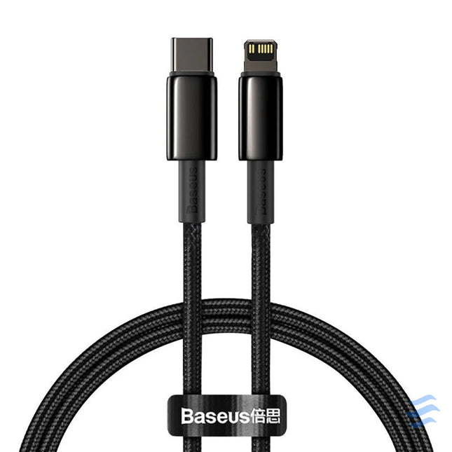 Baseus Tungsten Gold Cable Type C to iP PD 20W 2m (black) USB C to Lightning