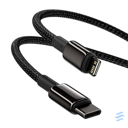 Baseus Tungsten Gold Cable Type C to iP PD 20W 2m (black) USB C to Lightning