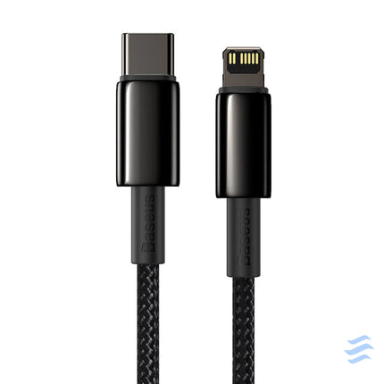 Baseus Tungsten Gold Cable Type C to iP PD 20W 2m (black) USB C to Lightning