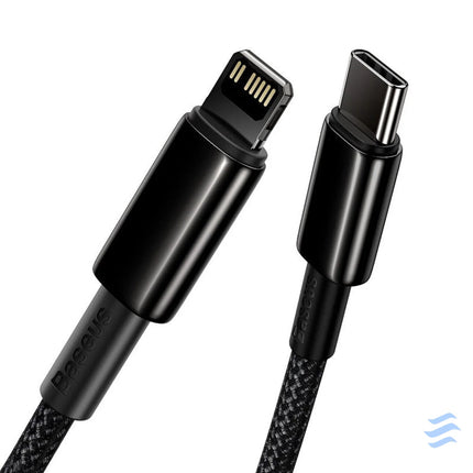 Baseus Tungsten Gold Cable Type C to iP PD 20W 2m (black) USB C to Lightning
