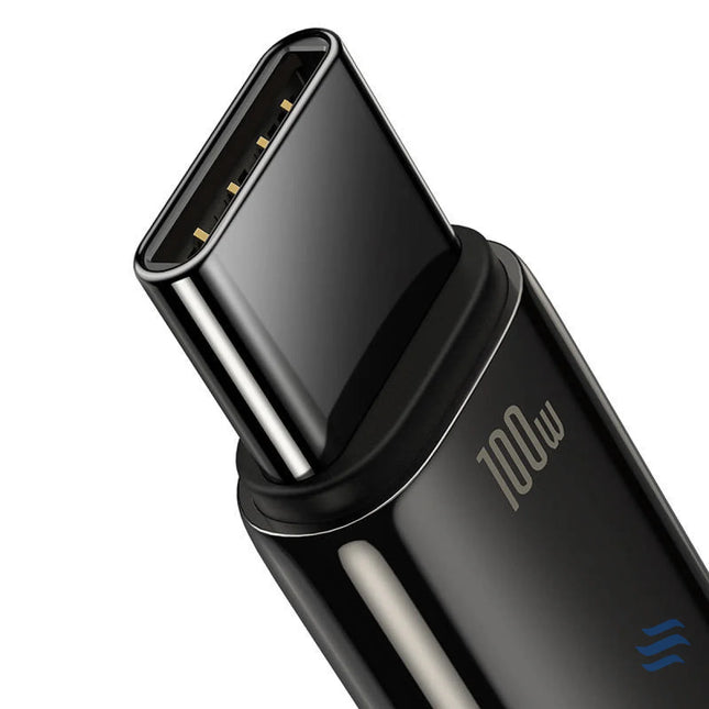 Baseus Tungsten Gold Cable USB to USB C 100W 1m (black) USB cables