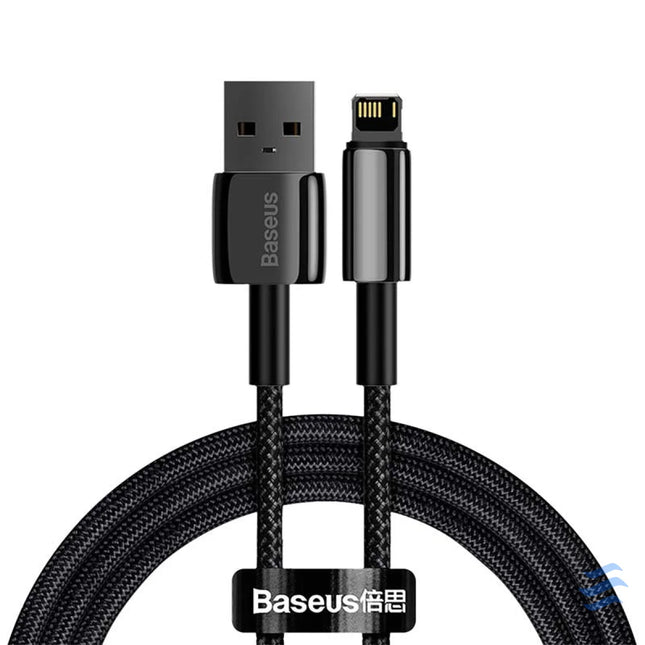 Baseus Tungsten Gold Cable USB to iP 2.4A 1m (black) USB to Lightning