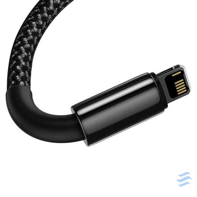 Baseus Tungsten Gold Cable USB to iP 2.4A 1m (black) USB to Lightning