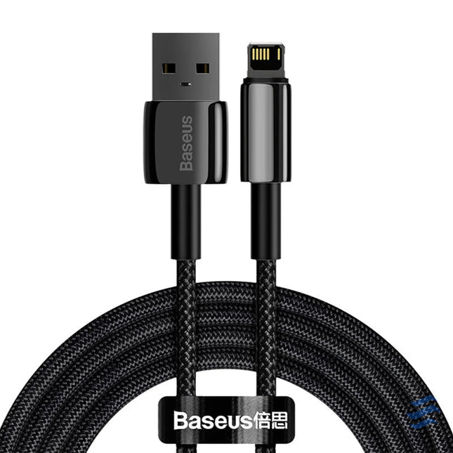 Baseus Tungsten Gold Cable USB to iP 2.4A 2m (black) USB to Lightning