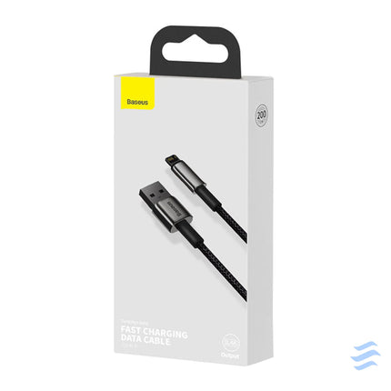 Baseus Tungsten Gold Cable USB to iP 2.4A 2m (black) USB to Lightning