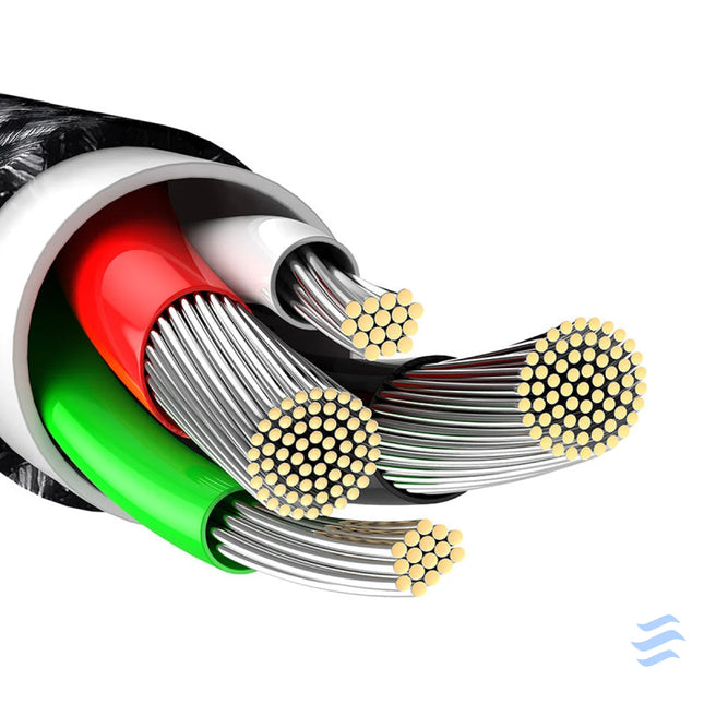 Baseus Tungsten Gold Cable USB to iP 2.4A 2m (black) USB to Lightning