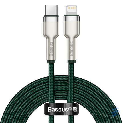 Baseus USB C cable for Lightning 2m (green) USB C to Lightning