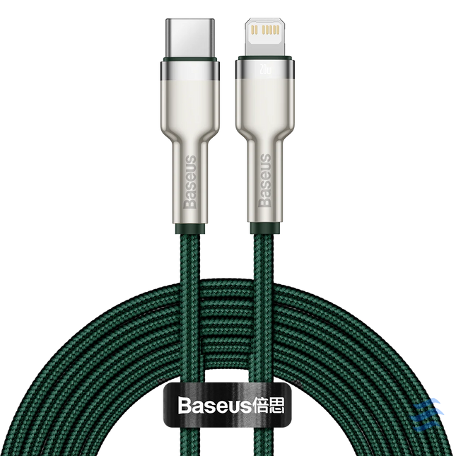Baseus USB C cable for Lightning 2m (green) USB C to Lightning