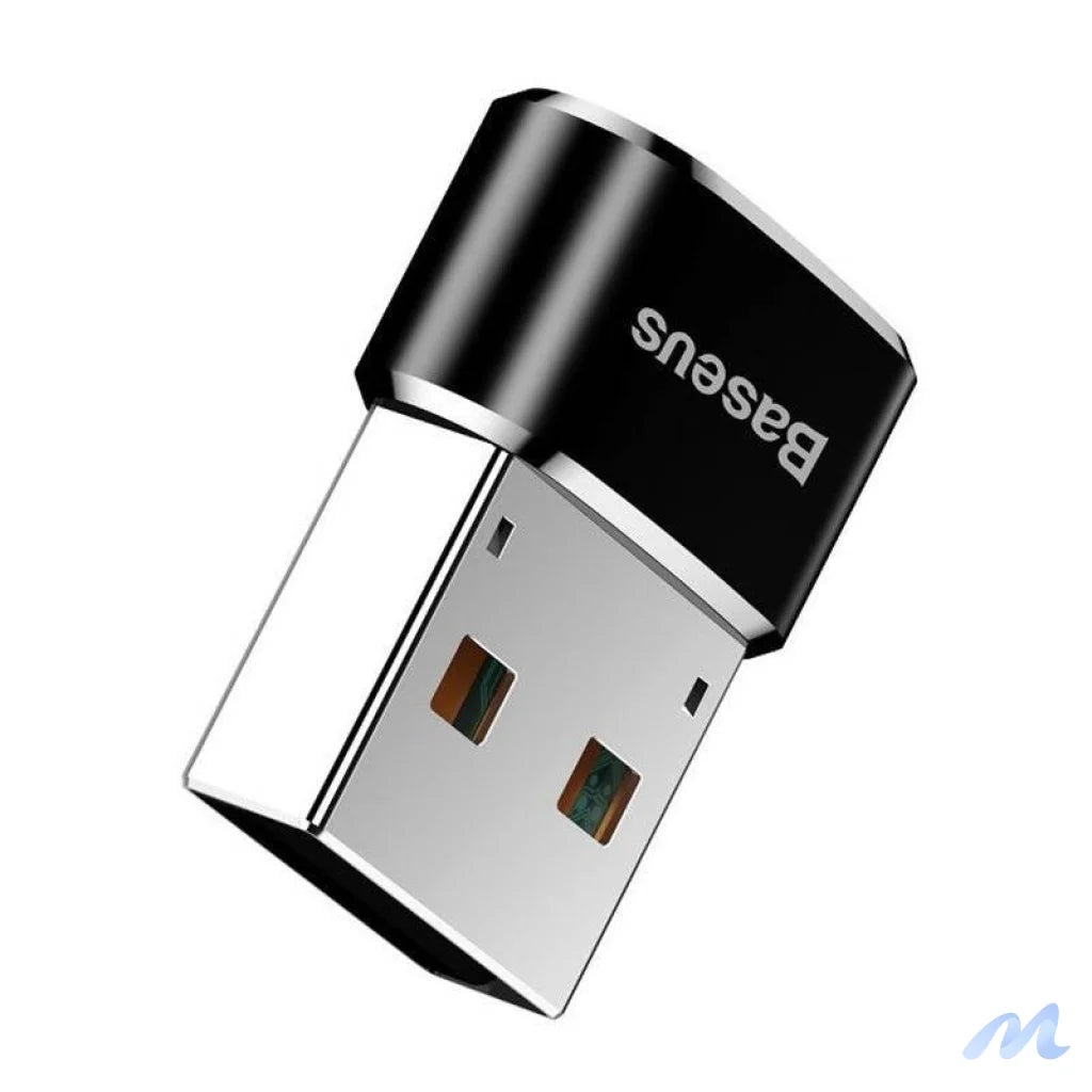 Baseus USB-C to USB-A adapter 3A (Black)
