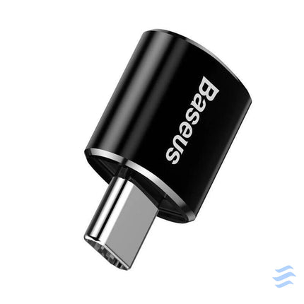 Baseus USB to USB Type C Adapter 2.4A (Black) Adapters connectors and converters