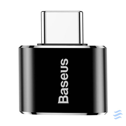Baseus USB to USB Type C Adapter 2.4A (Black) Adapters connectors and converters