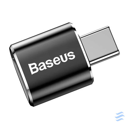 Baseus USB to USB Type C Adapter 2.4A (Black) Adapters connectors and converters