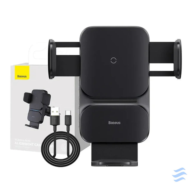 Baseus Wisdom Wireless Charging Air vent Electric Car Phone Holder (black) Phone holders